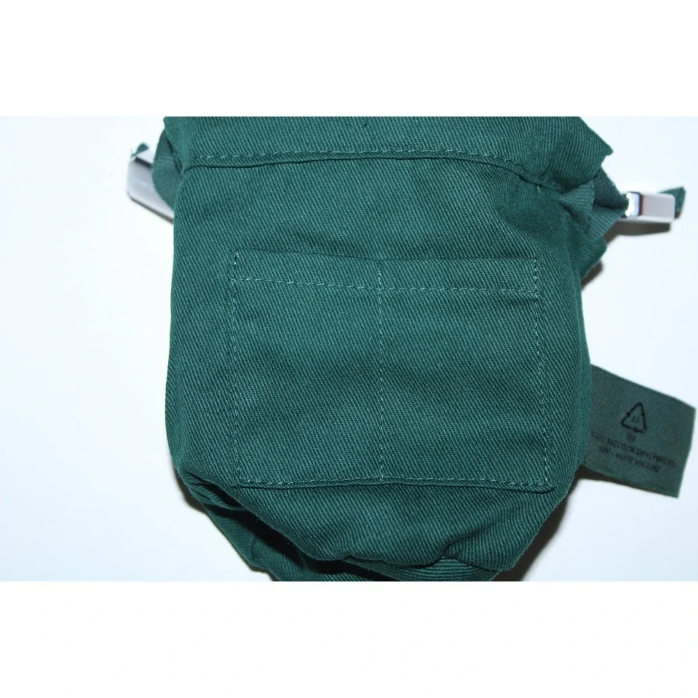 Boucheron 5x5x3 Dark Green Round Cotton Jewelry Storage Bag